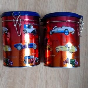 Tins European Product with Various Pictures of Cars  2018